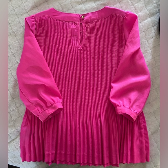 Baker by Ted Baker Girls Pink Flowy Top Size 6 - Picture 2 of 8